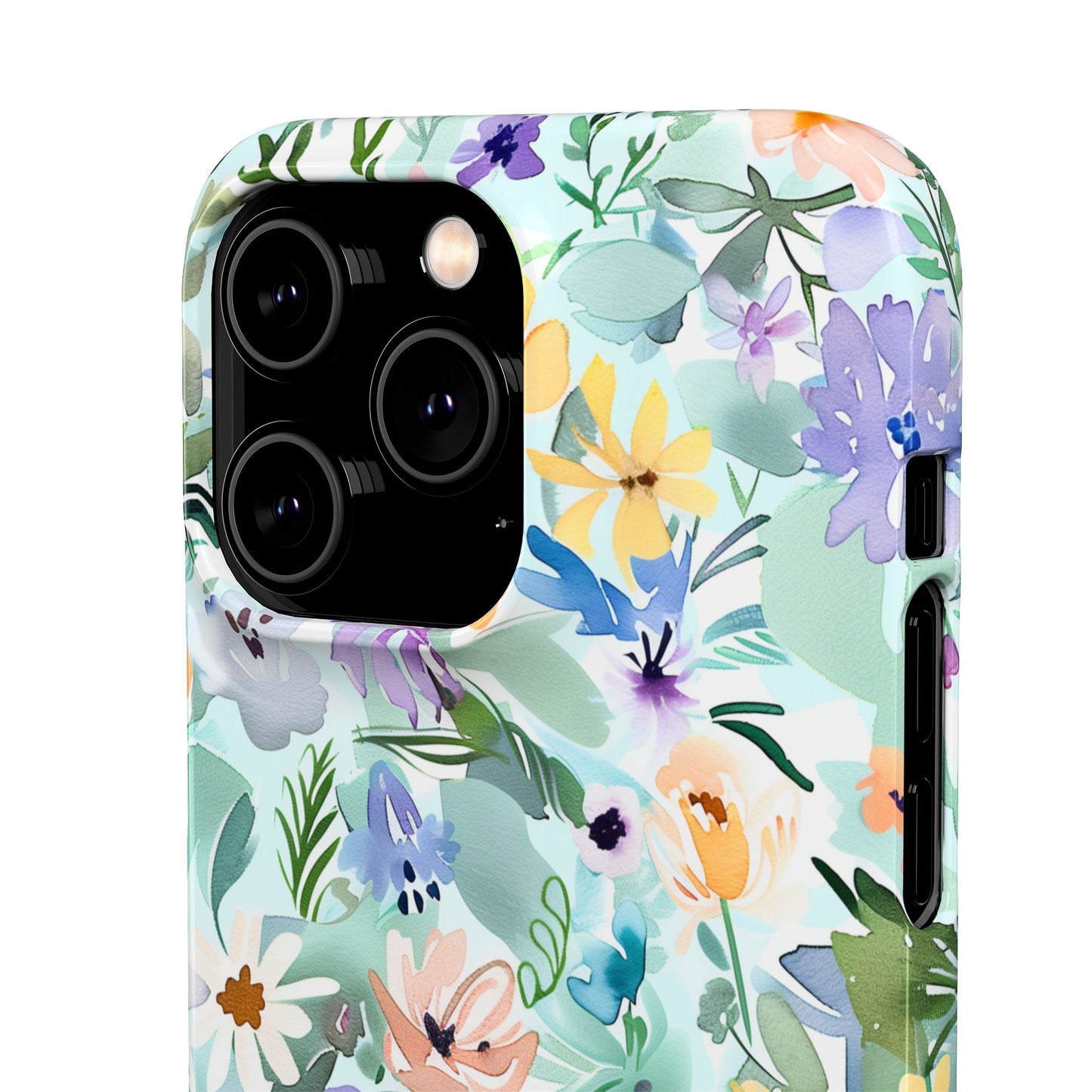 Watercolor Meadow - Slim Phone Case