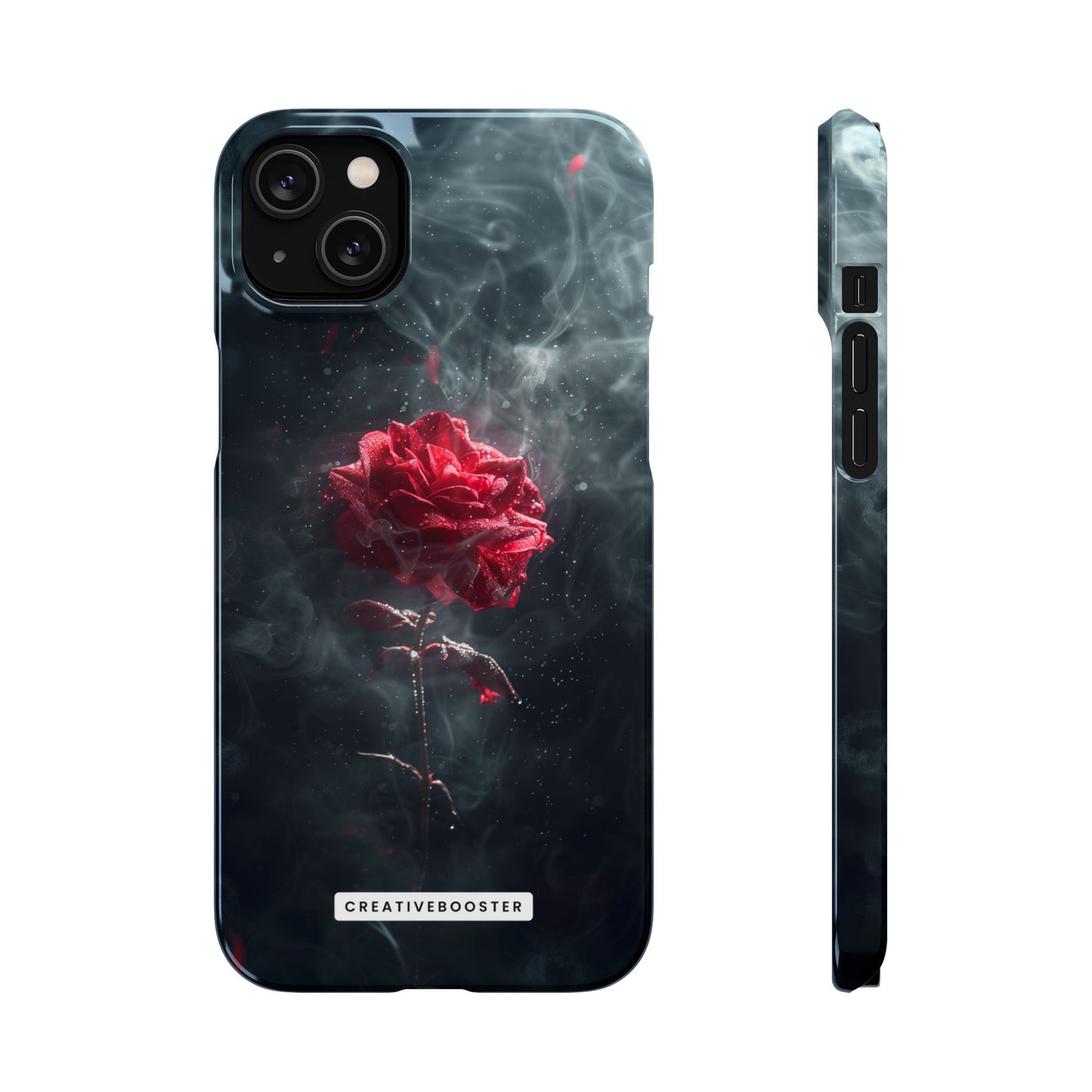 Midnight Rose - Slim Phone Case
