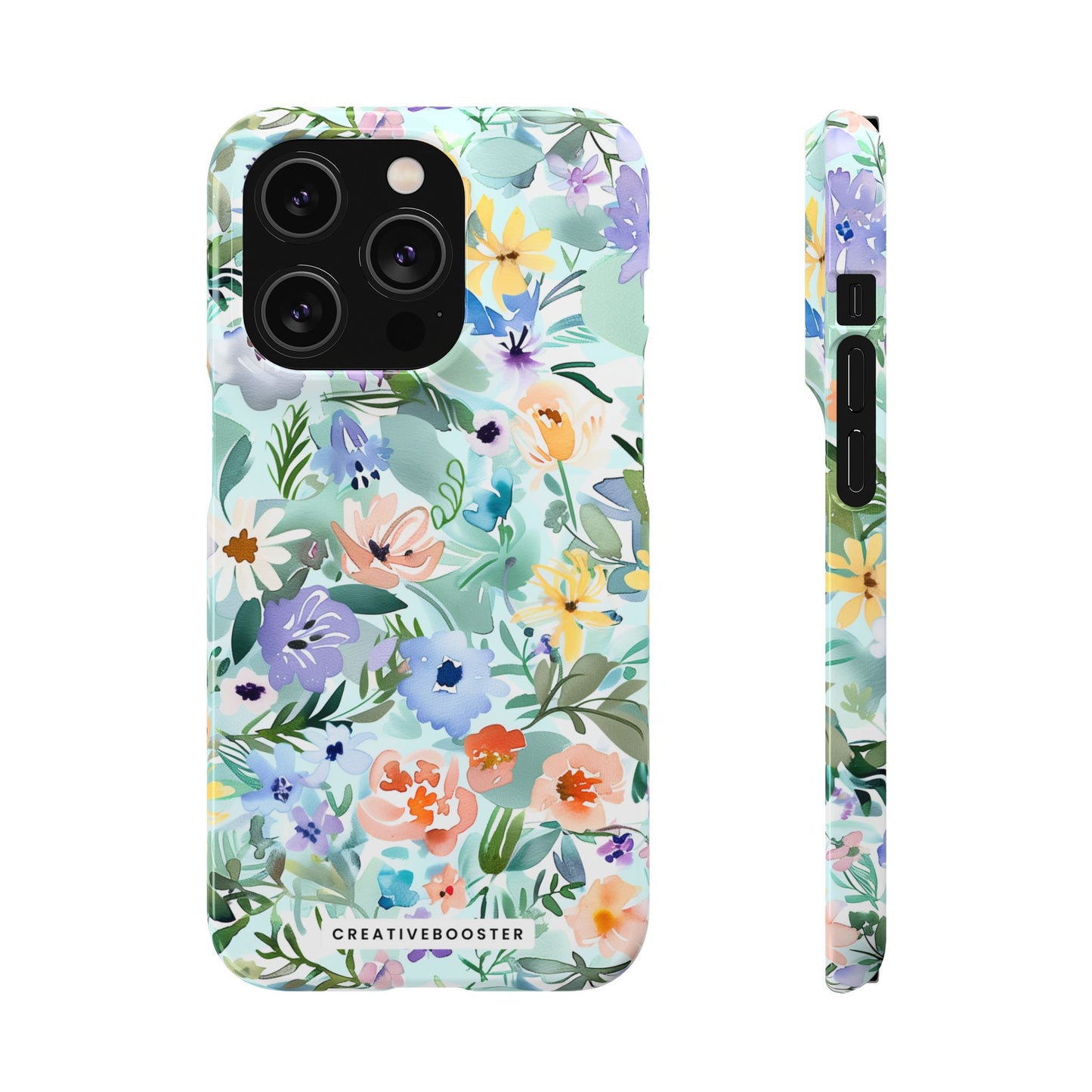 Watercolor Meadow - Slim Phone Case