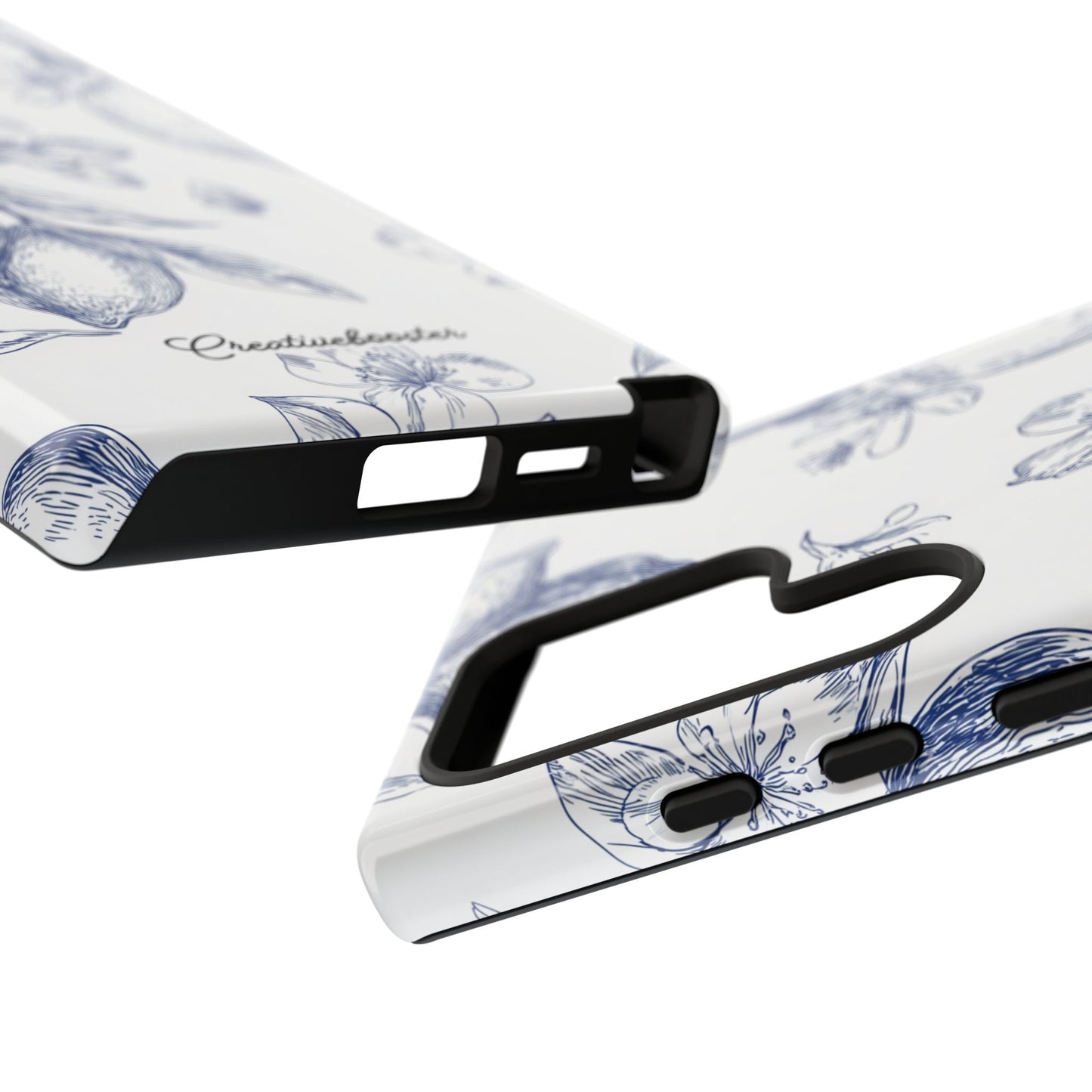 Indigo Sketch - Tough Phone Case