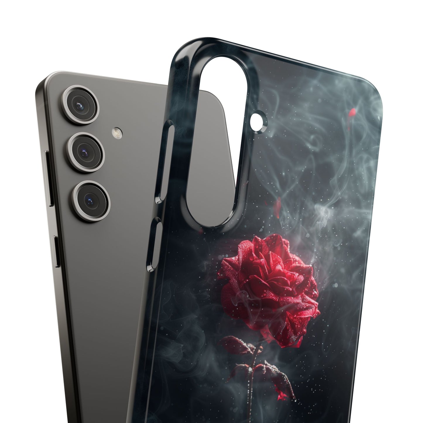 Midnight Rose - Slim Phone Case