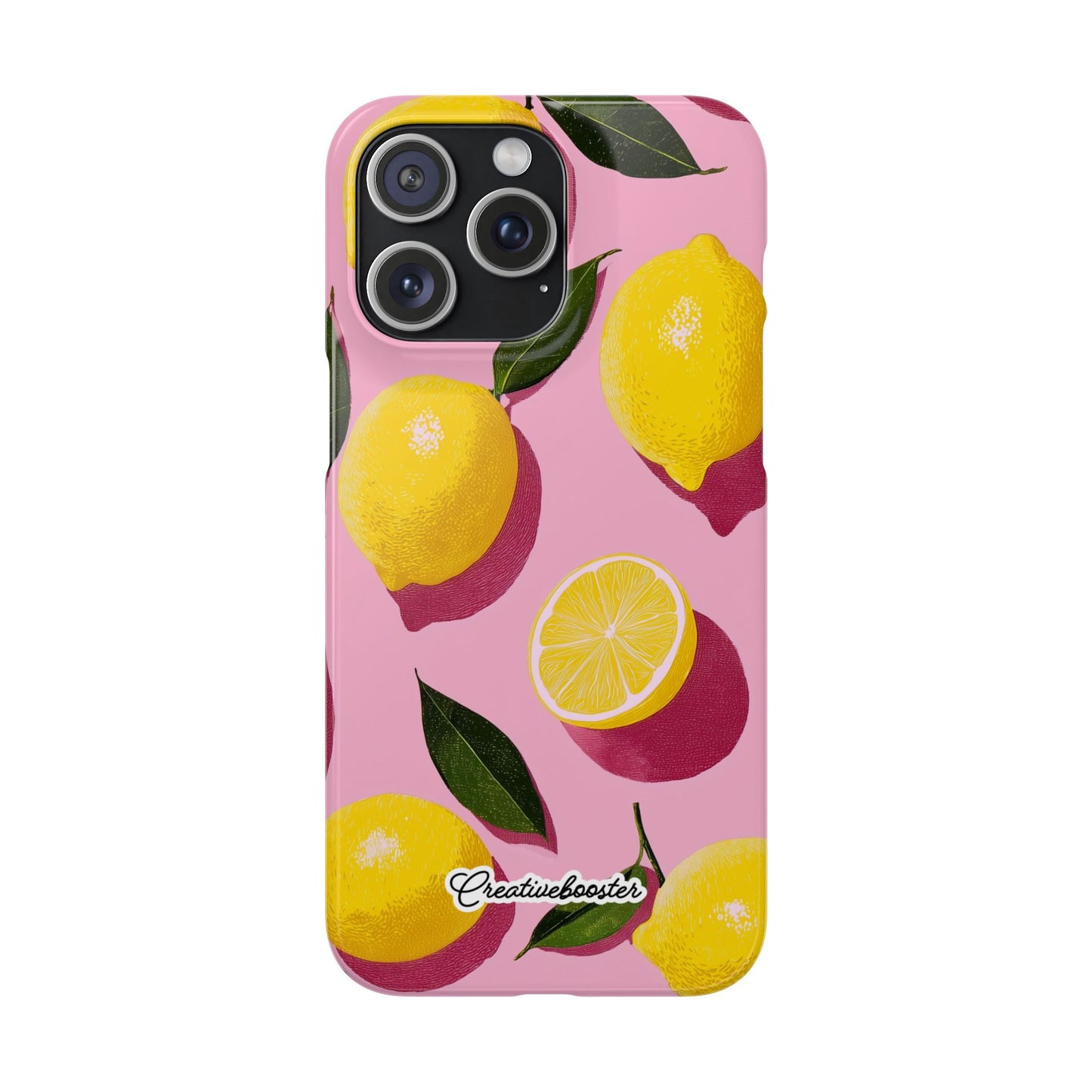 Retro Lemon - Slim Phone Case