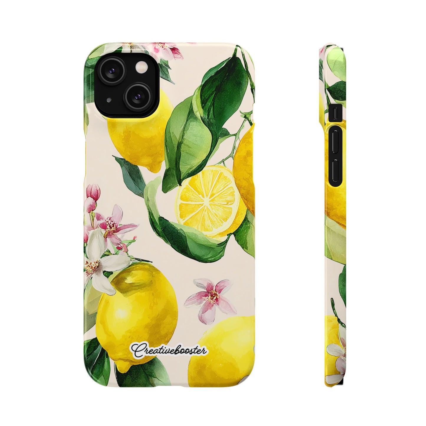Lemon Blossom - Slim Phone Case