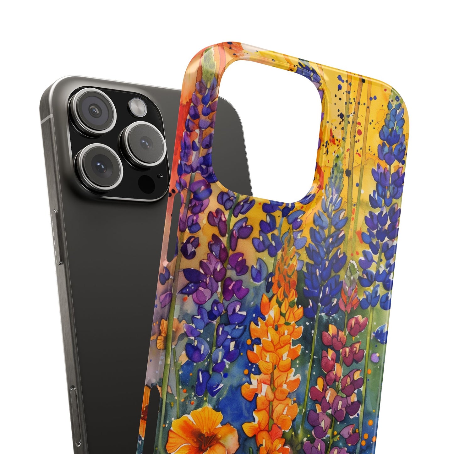 Sunset Lupine - Slim Phone Case