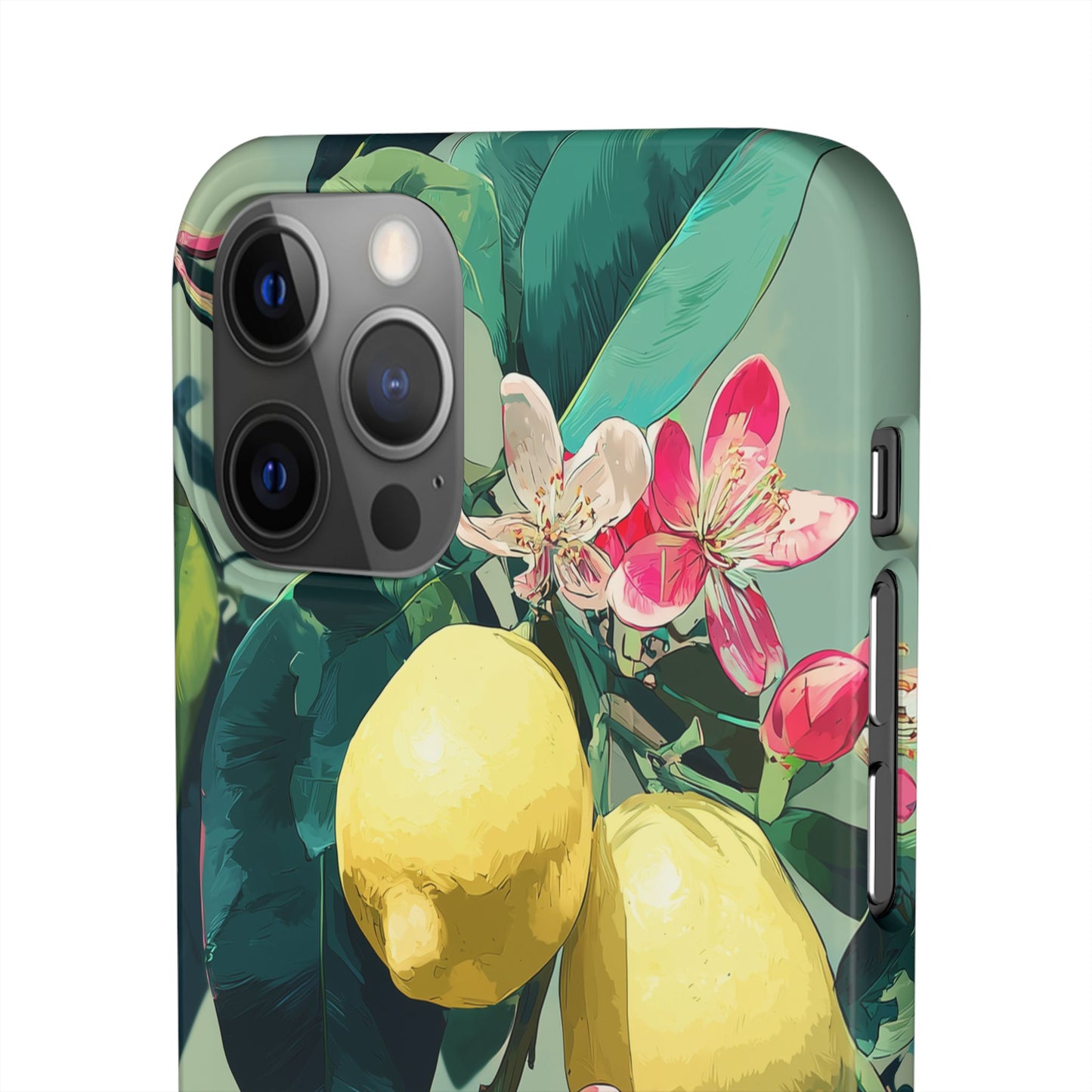 Lemon Bloom - Slim Phone Case