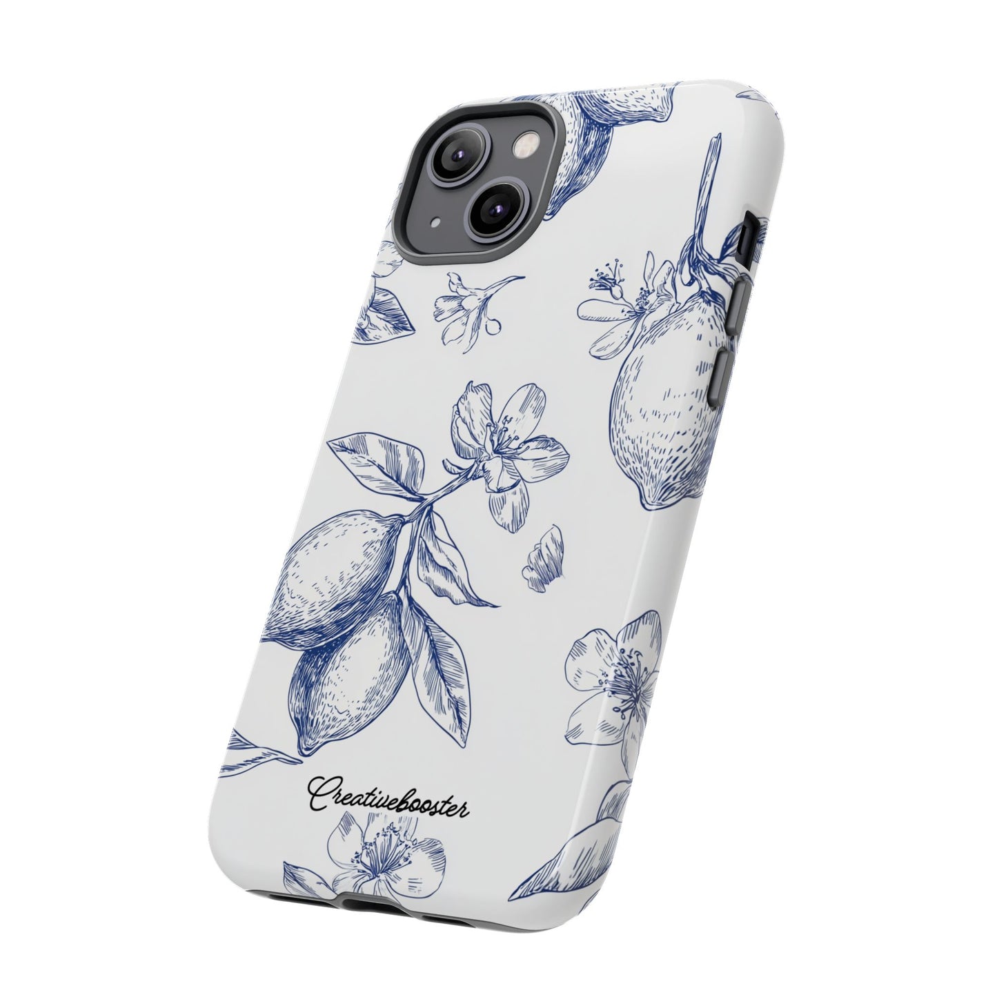 Indigo Sketch - Tough Phone Case