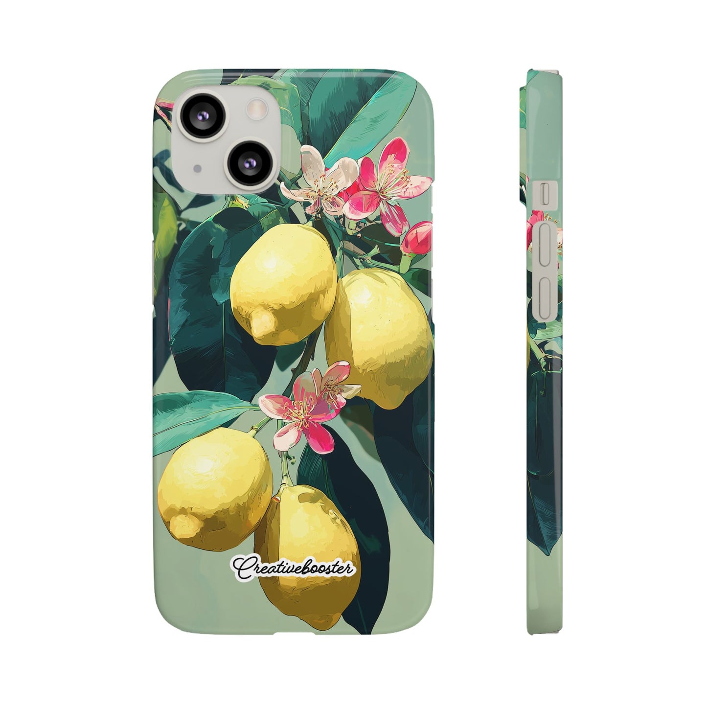 Lemon Bloom - Slim Phone Case