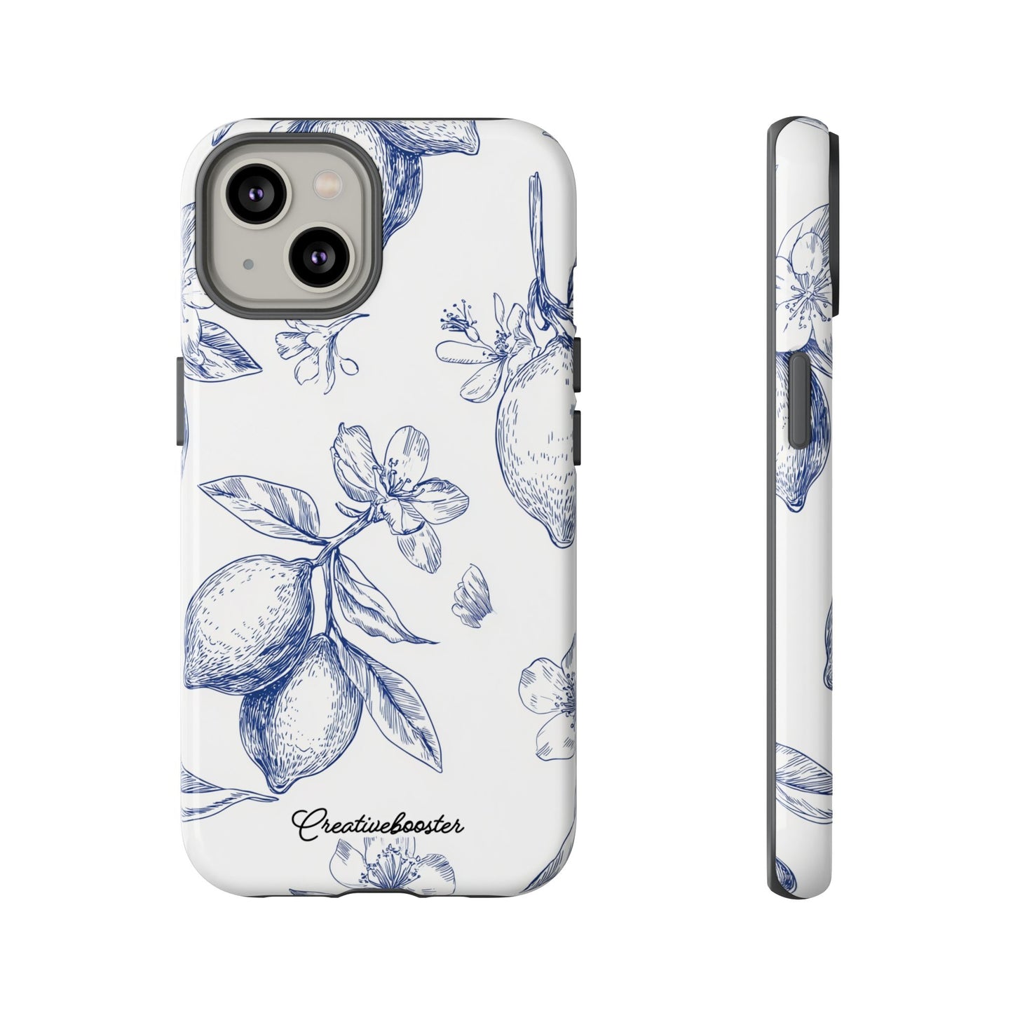 Indigo Sketch - Tough Phone Case