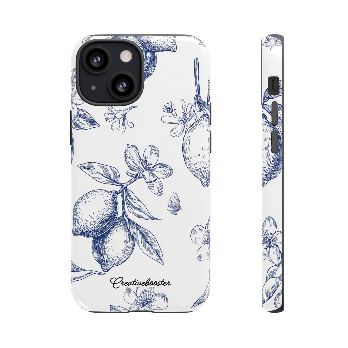 Indigo Sketch - Tough Phone Case