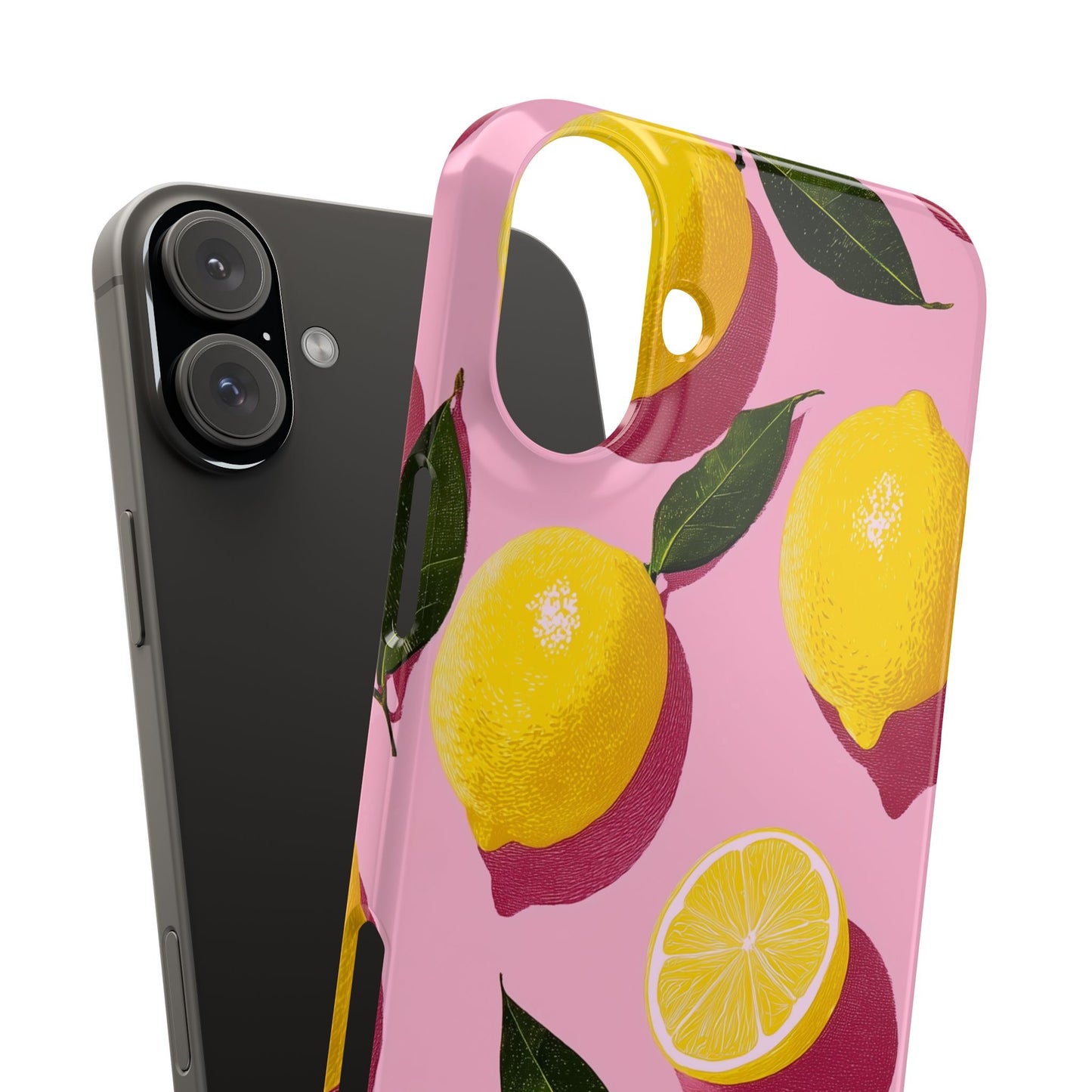 Retro Lemon - Slim Phone Case