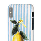 Ribbon Lemon - Slim Phone Case