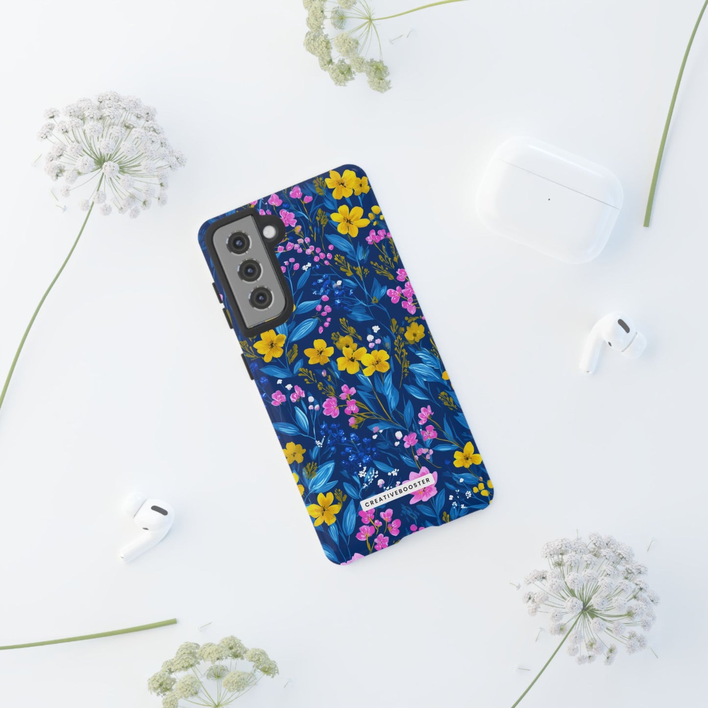 Midnight Petals - Tough Phone Case