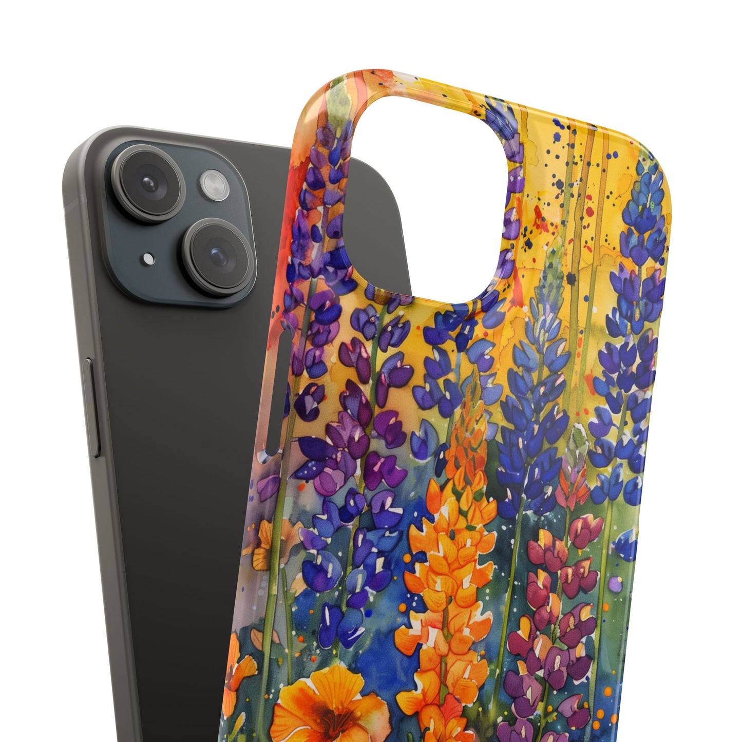 Sunset Lupine - Slim Phone Case