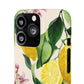 Lemon Blossom - Slim Phone Case