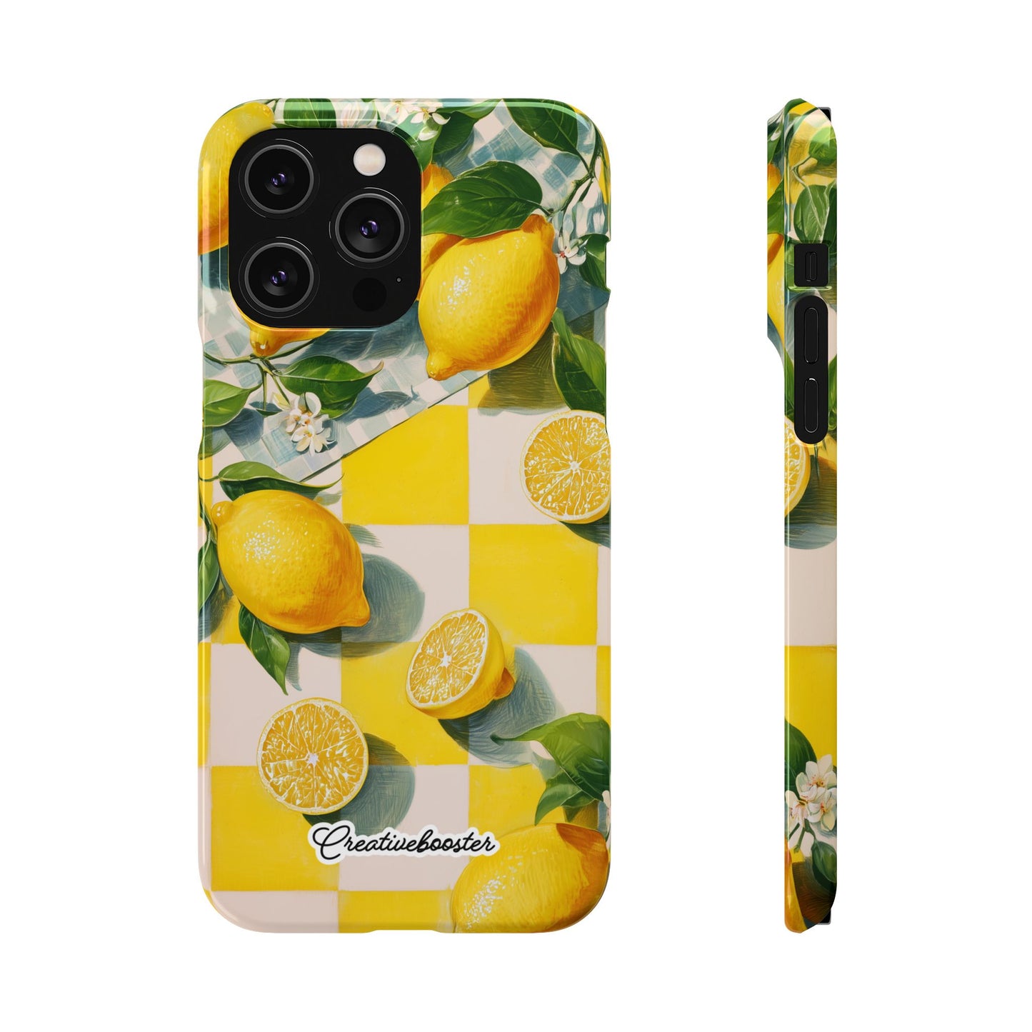 Picnic Lemon - Slim Phone Case