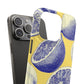 Indigo Citrus - Slim Phone Case