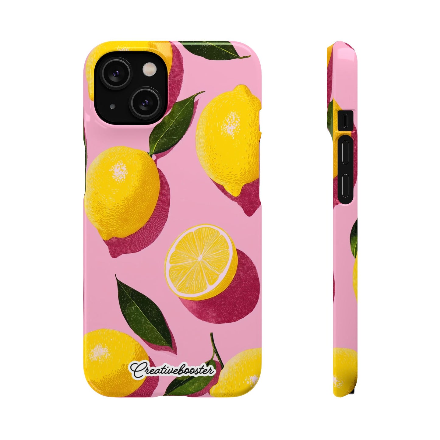 Retro Lemon - Slim Phone Case