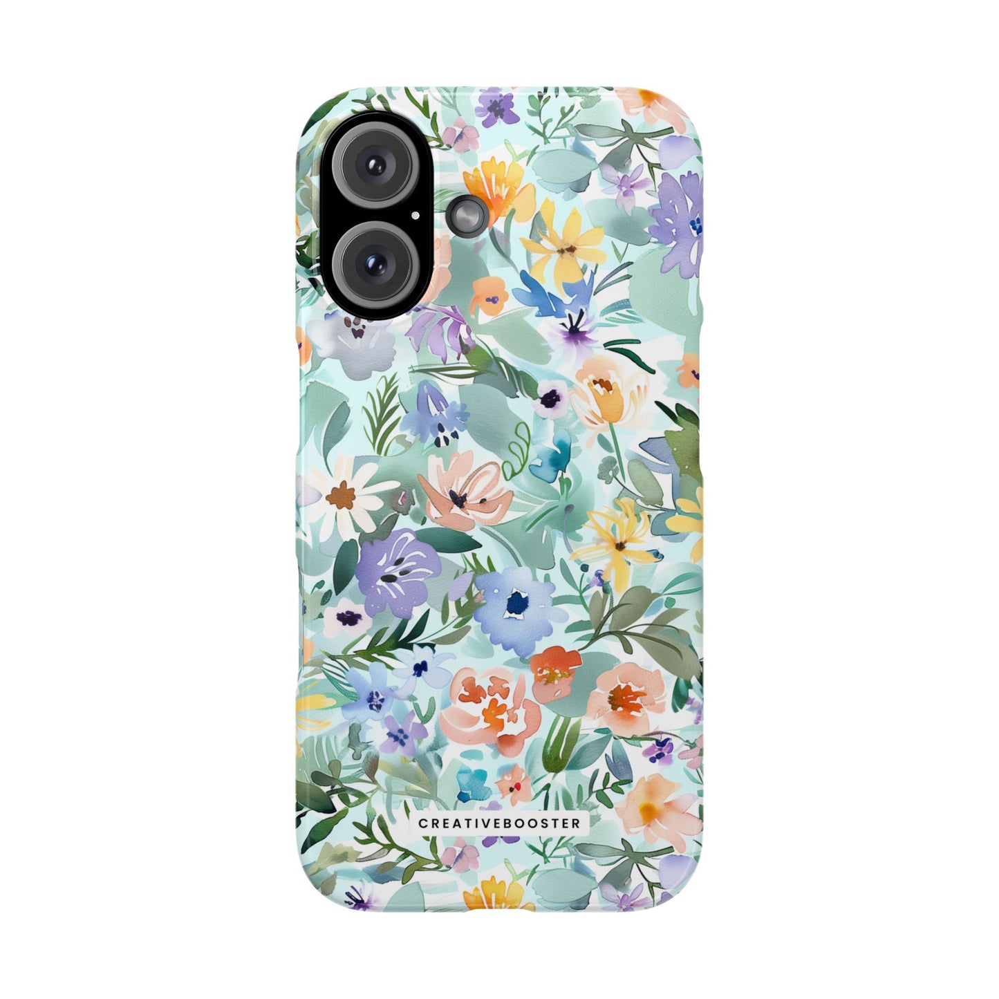Watercolor Meadow - Slim Phone Case