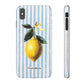 Ribbon Lemon - Slim Phone Case