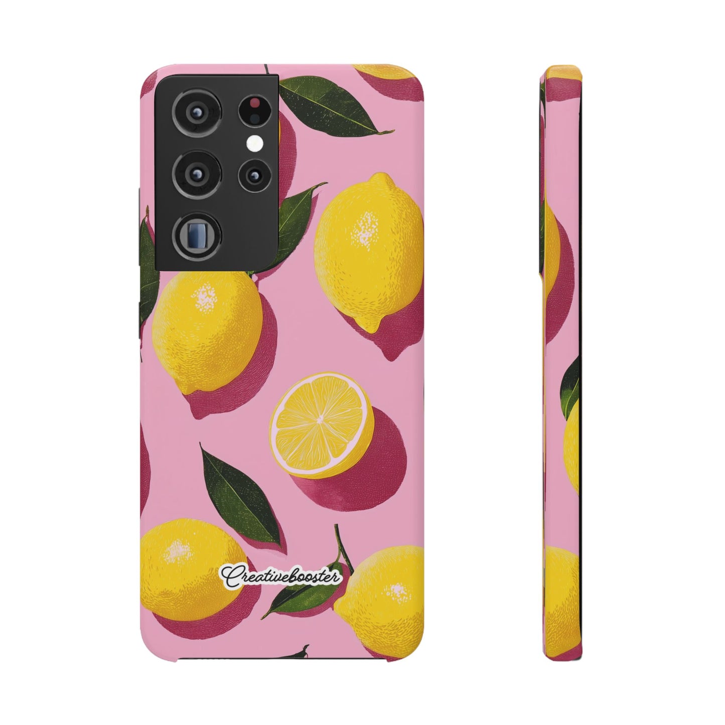 Retro Lemon - Slim Phone Case