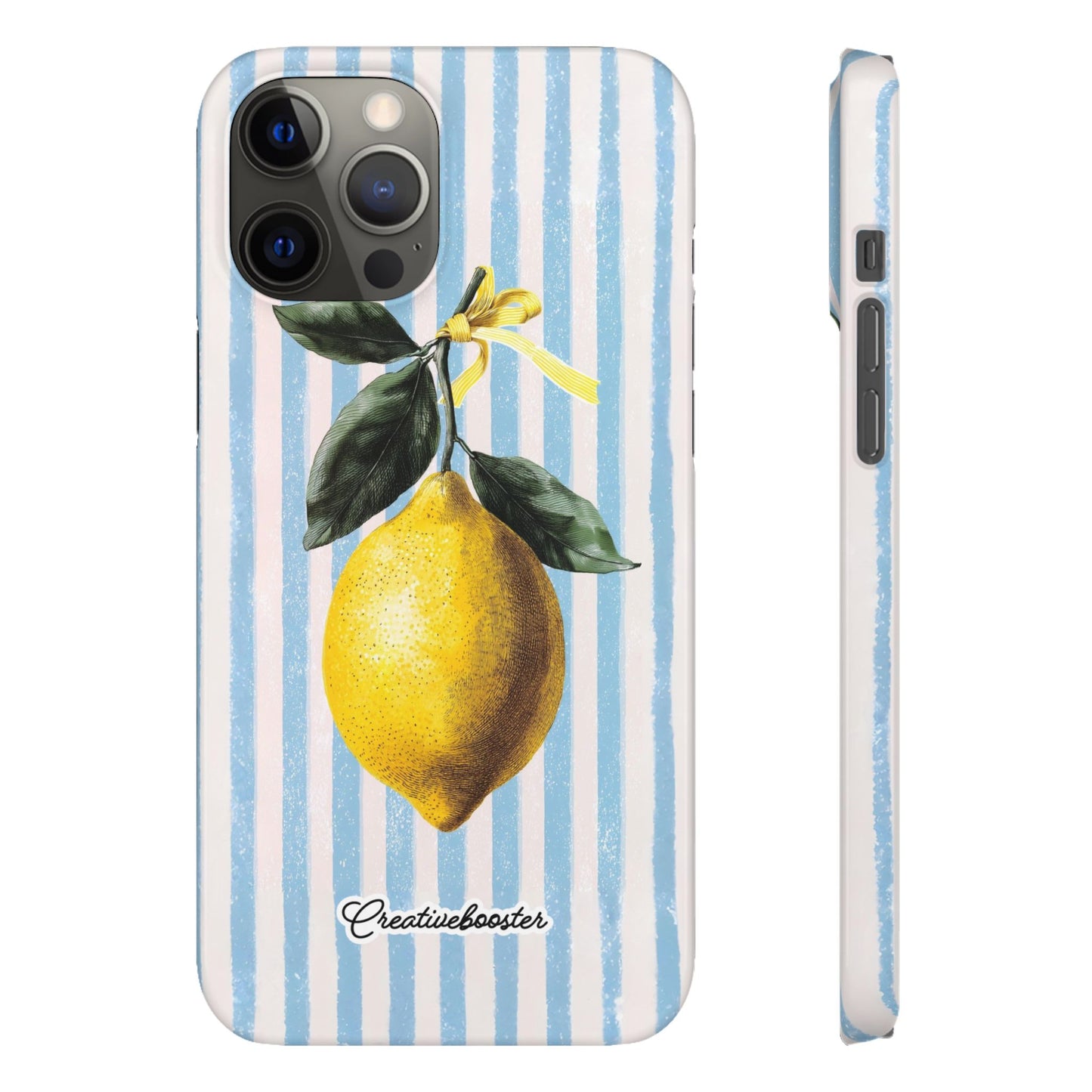Ribbon Lemon - Slim Phone Case