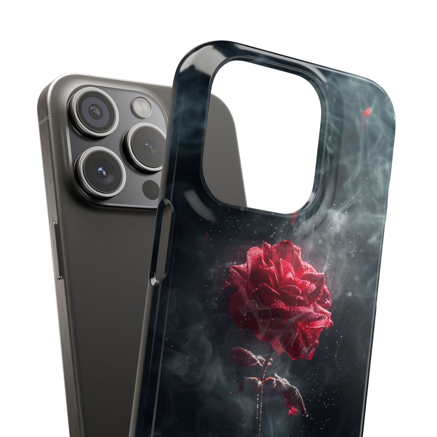 Midnight Rose - Slim Phone Case