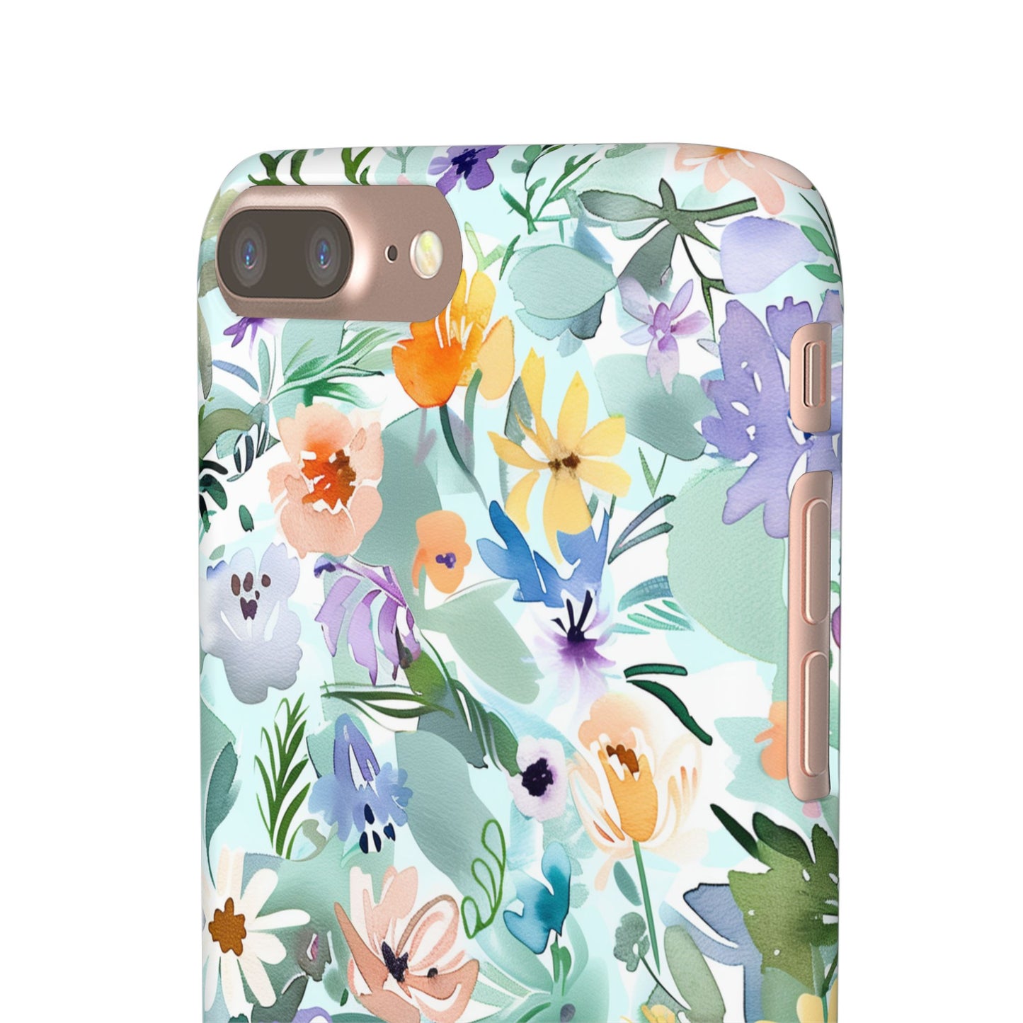 Watercolor Meadow - Slim Phone Case
