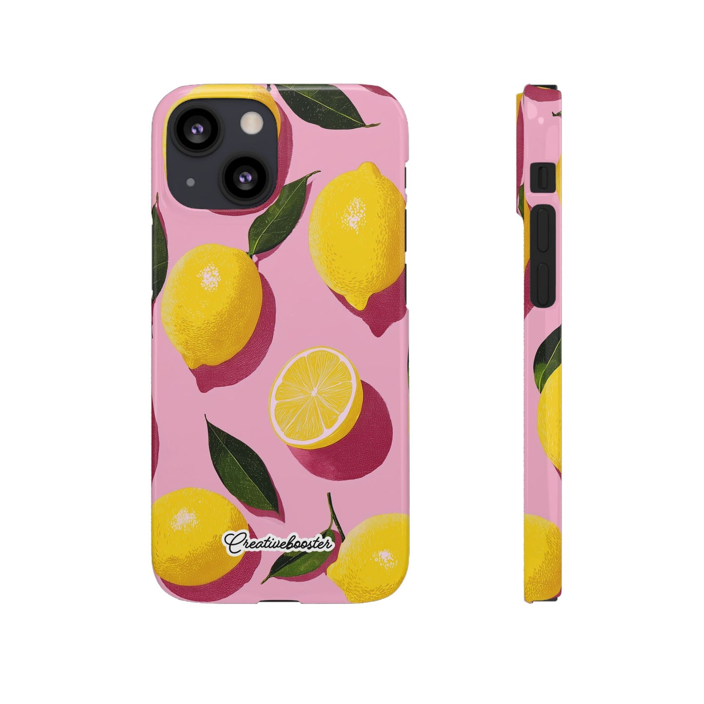 Retro Lemon - Slim Phone Case