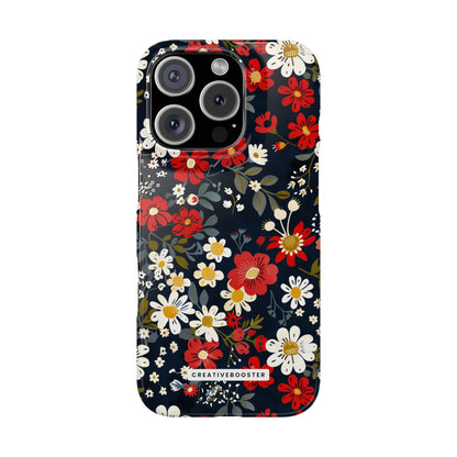 Retro Daisy - Slim Phone Case