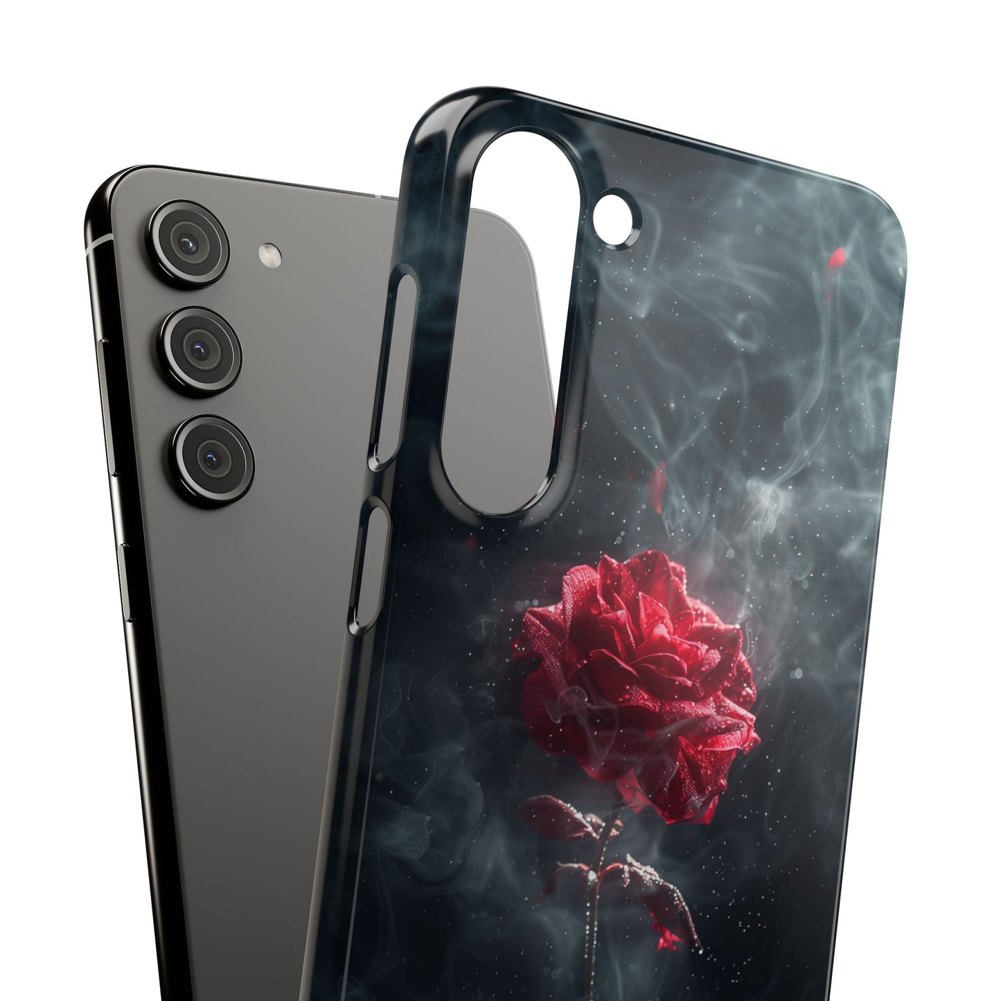 Midnight Rose - Slim Phone Case