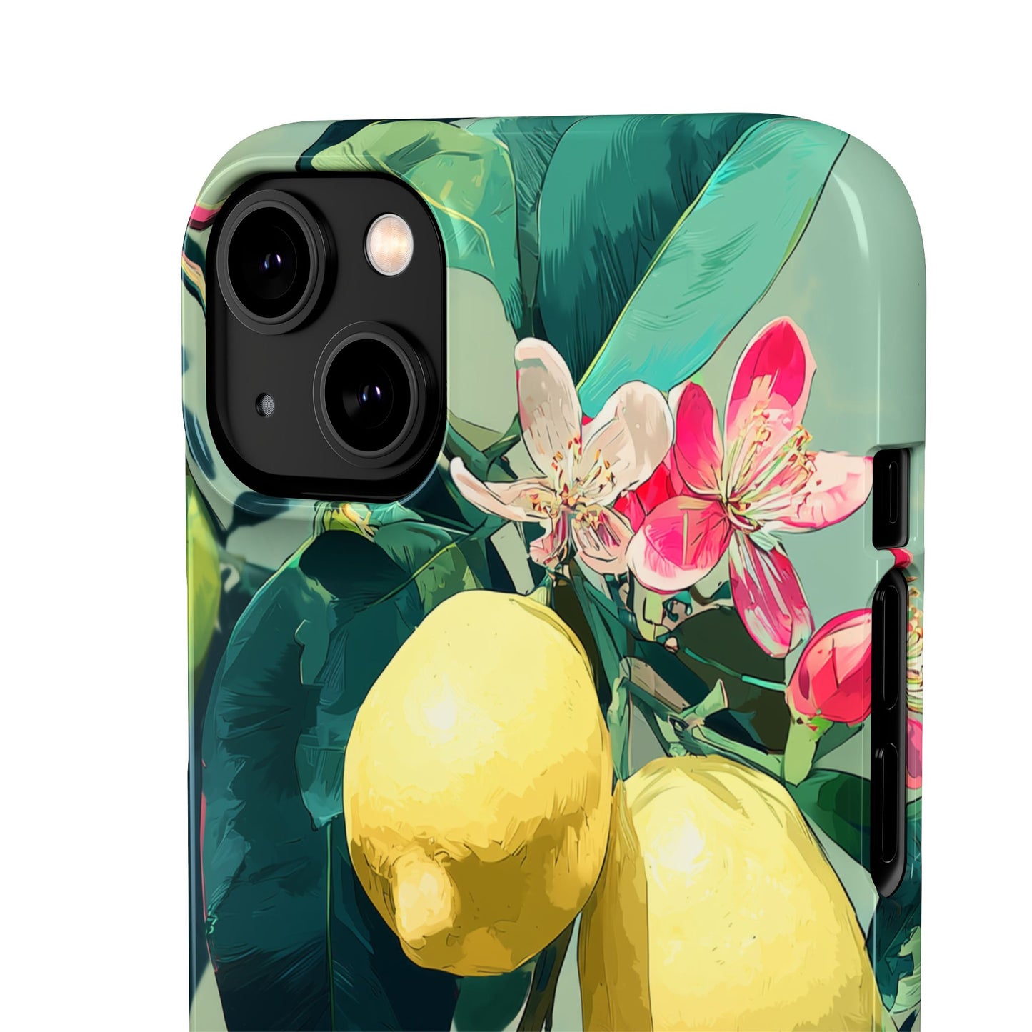 Lemon Bloom - Slim Phone Case