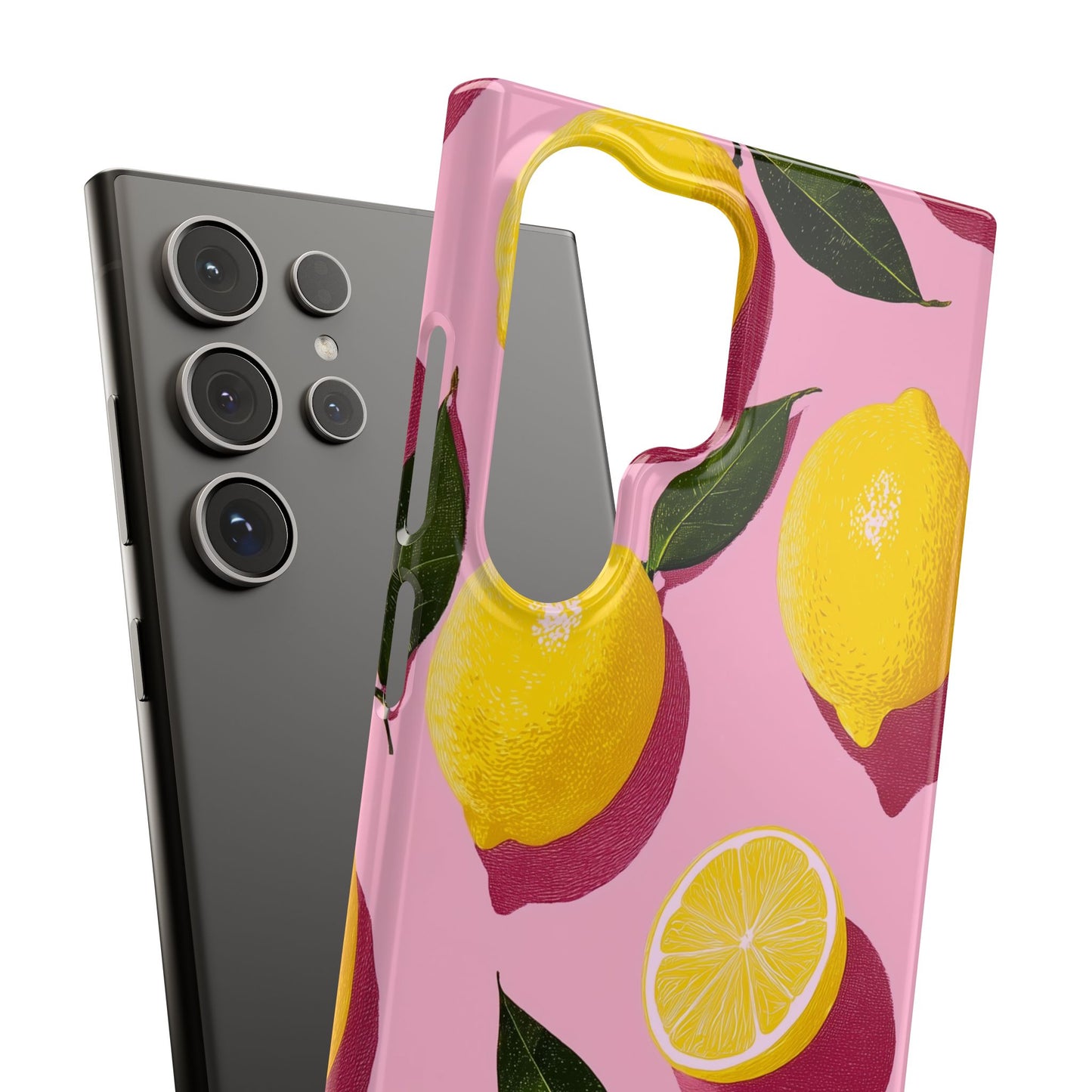 Retro Lemon - Slim Phone Case