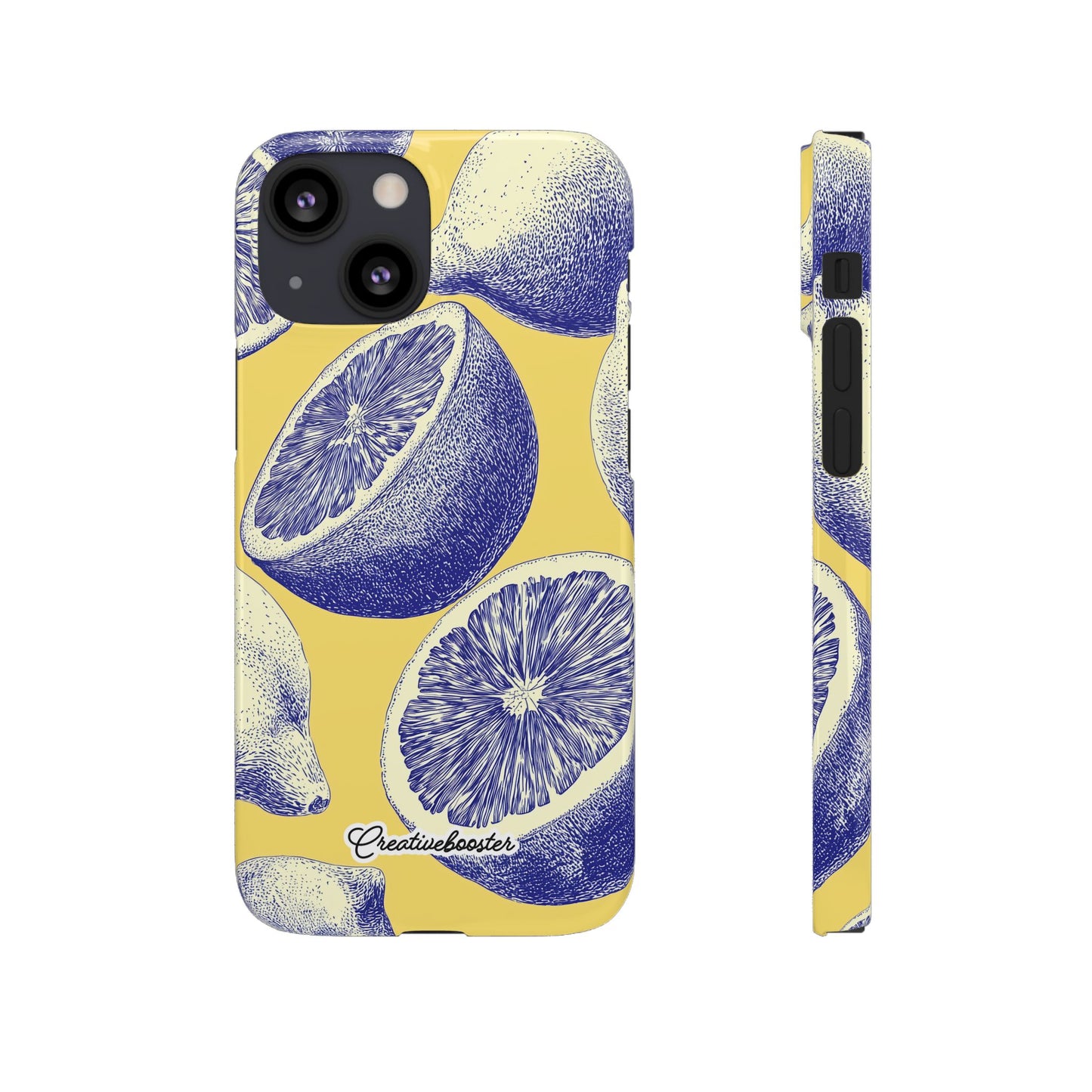 Indigo Citrus - Slim Phone Case