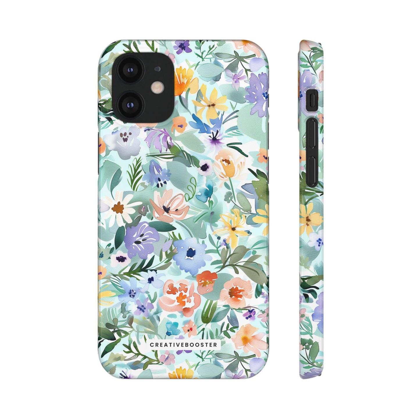 Watercolor Meadow - Slim Phone Case