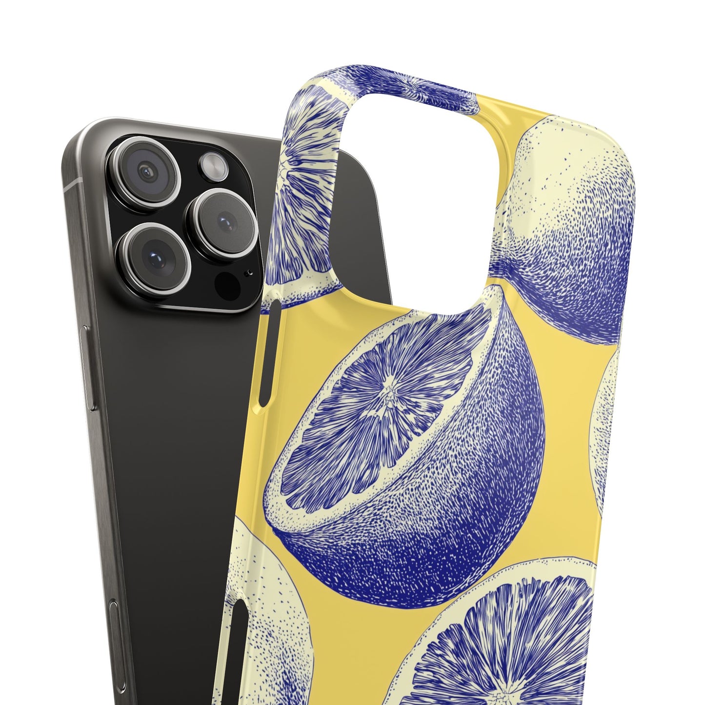 Indigo Citrus - Slim Phone Case