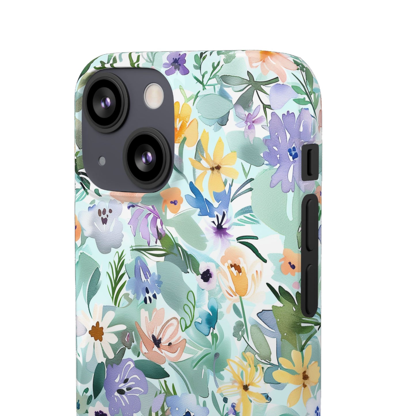 Watercolor Meadow - Slim Phone Case