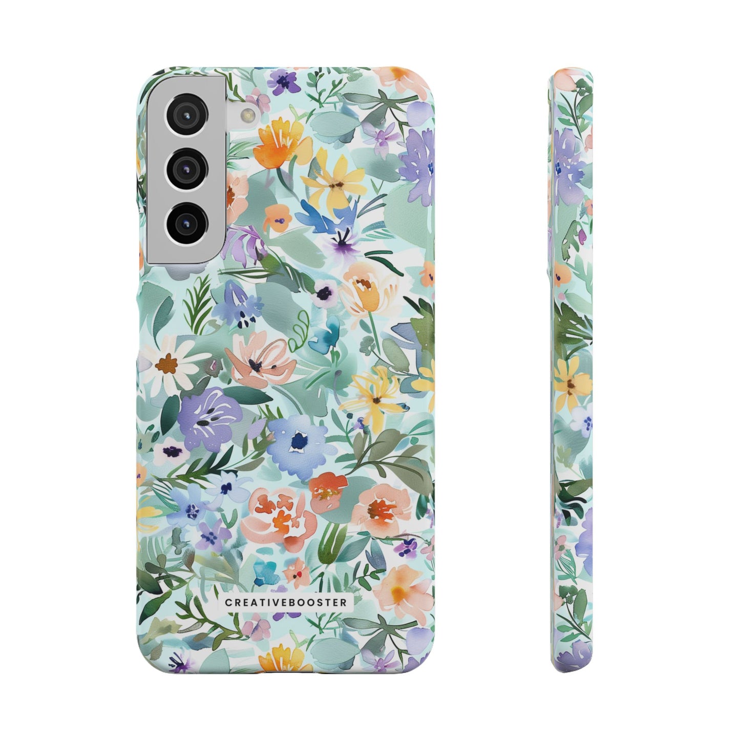 Watercolor Meadow - Slim Phone Case