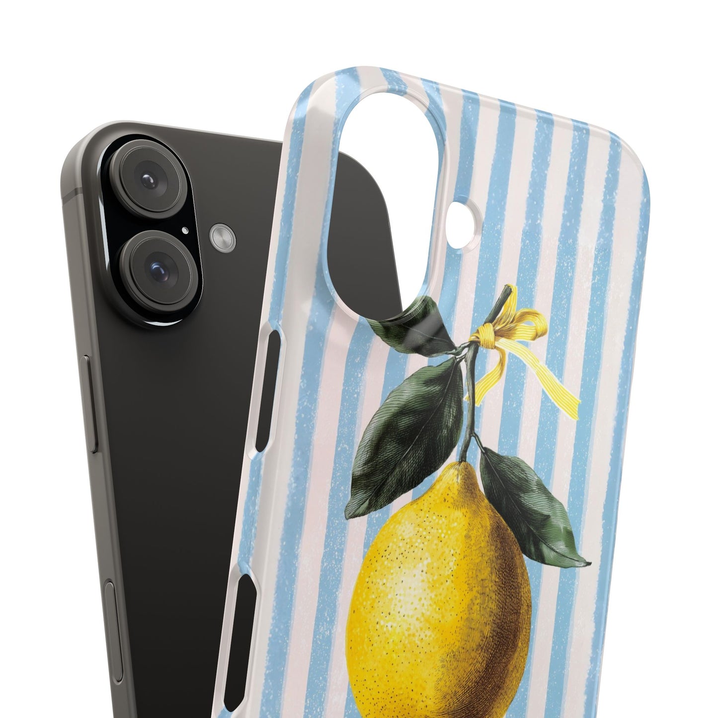 Ribbon Lemon - Slim Phone Case