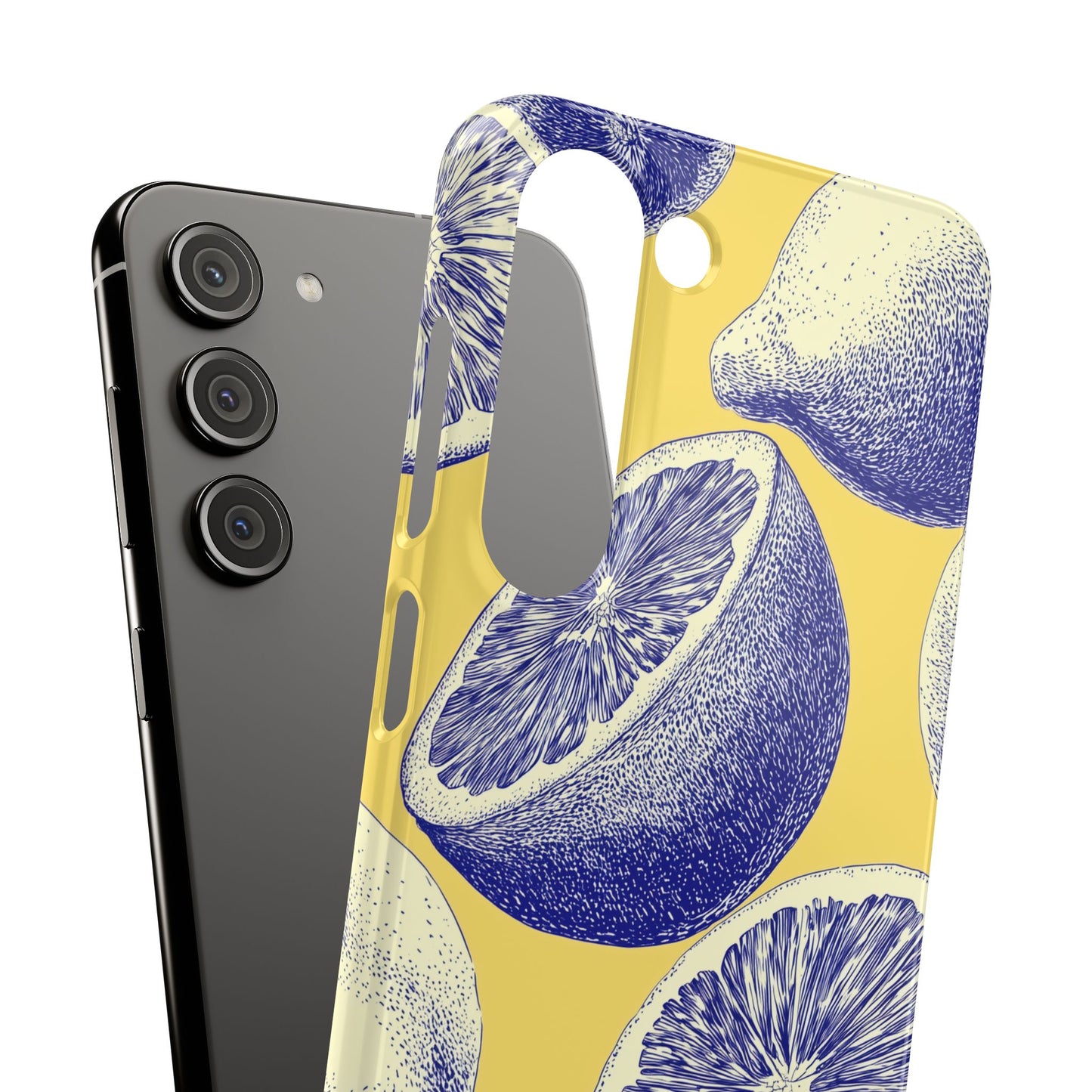 Indigo Citrus - Slim Phone Case