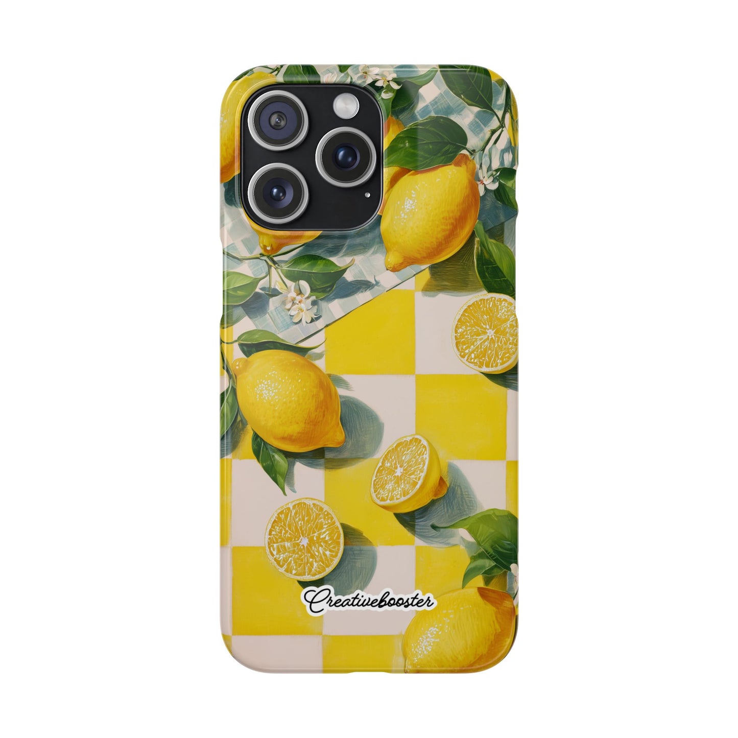 Picnic Lemon - Slim Phone Case