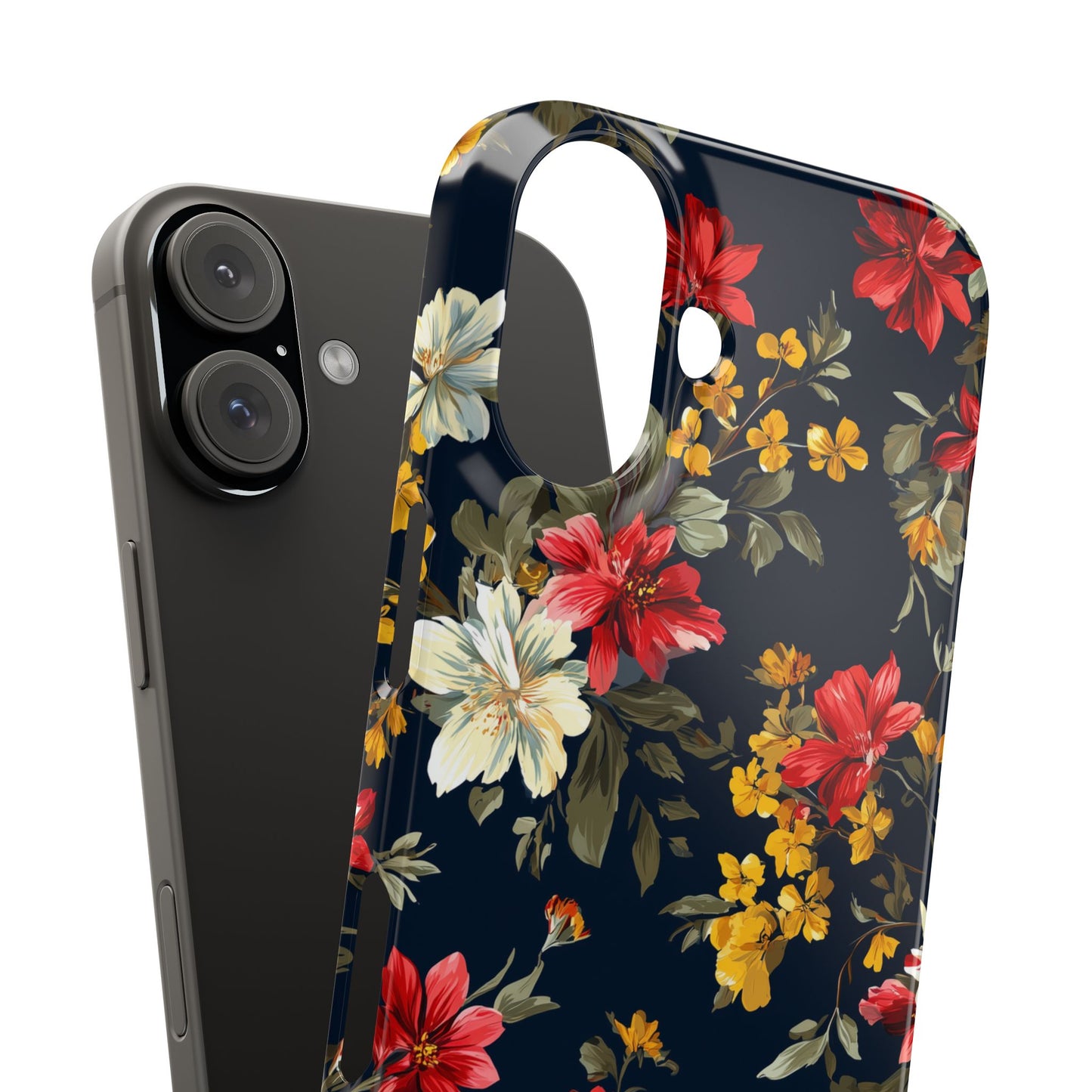 Scarlet Bloom - Slim Phone Case