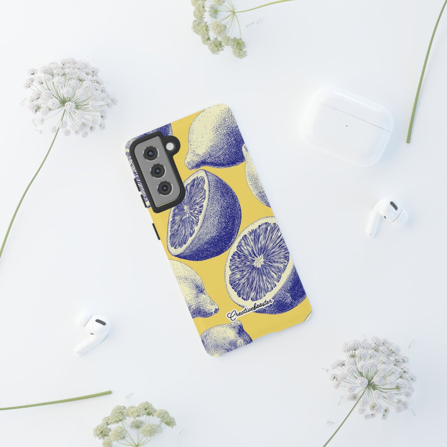 Indigo Citrus - Tough Phone Case