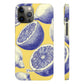 Indigo Citrus - Slim Phone Case