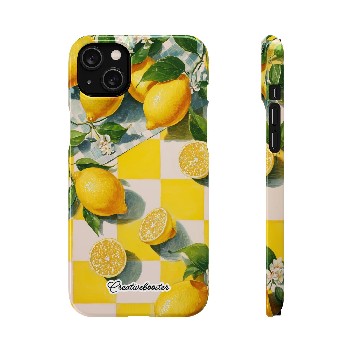 Picnic Lemon - Slim Phone Case