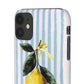 Ribbon Lemon - Slim Phone Case
