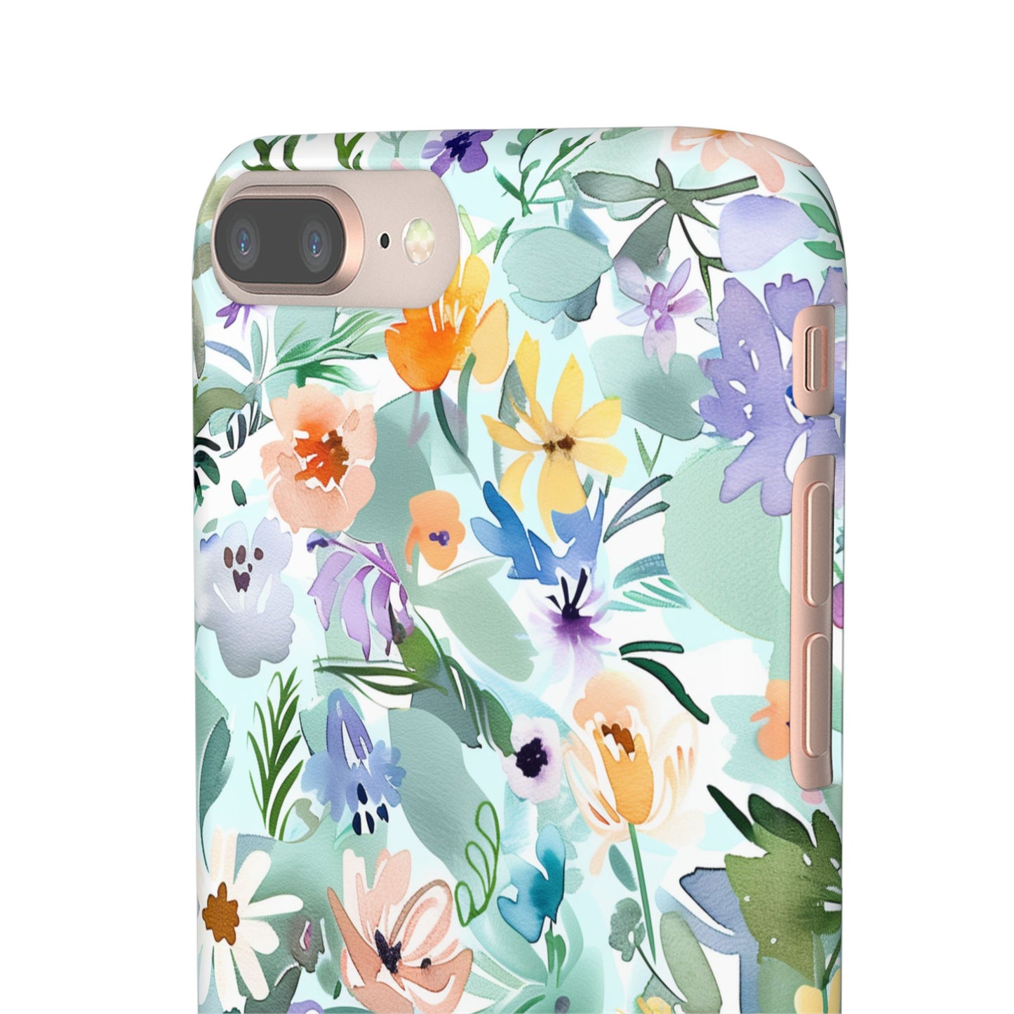 Watercolor Meadow - Slim Phone Case