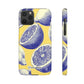 Indigo Citrus - Slim Phone Case