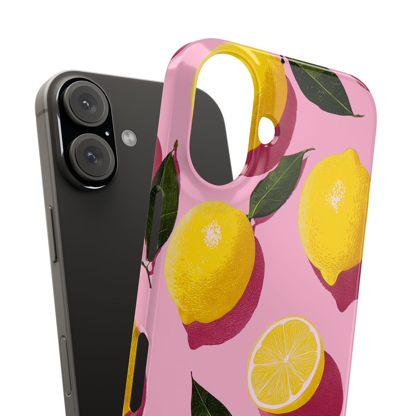 Retro Lemon - Slim Phone Case