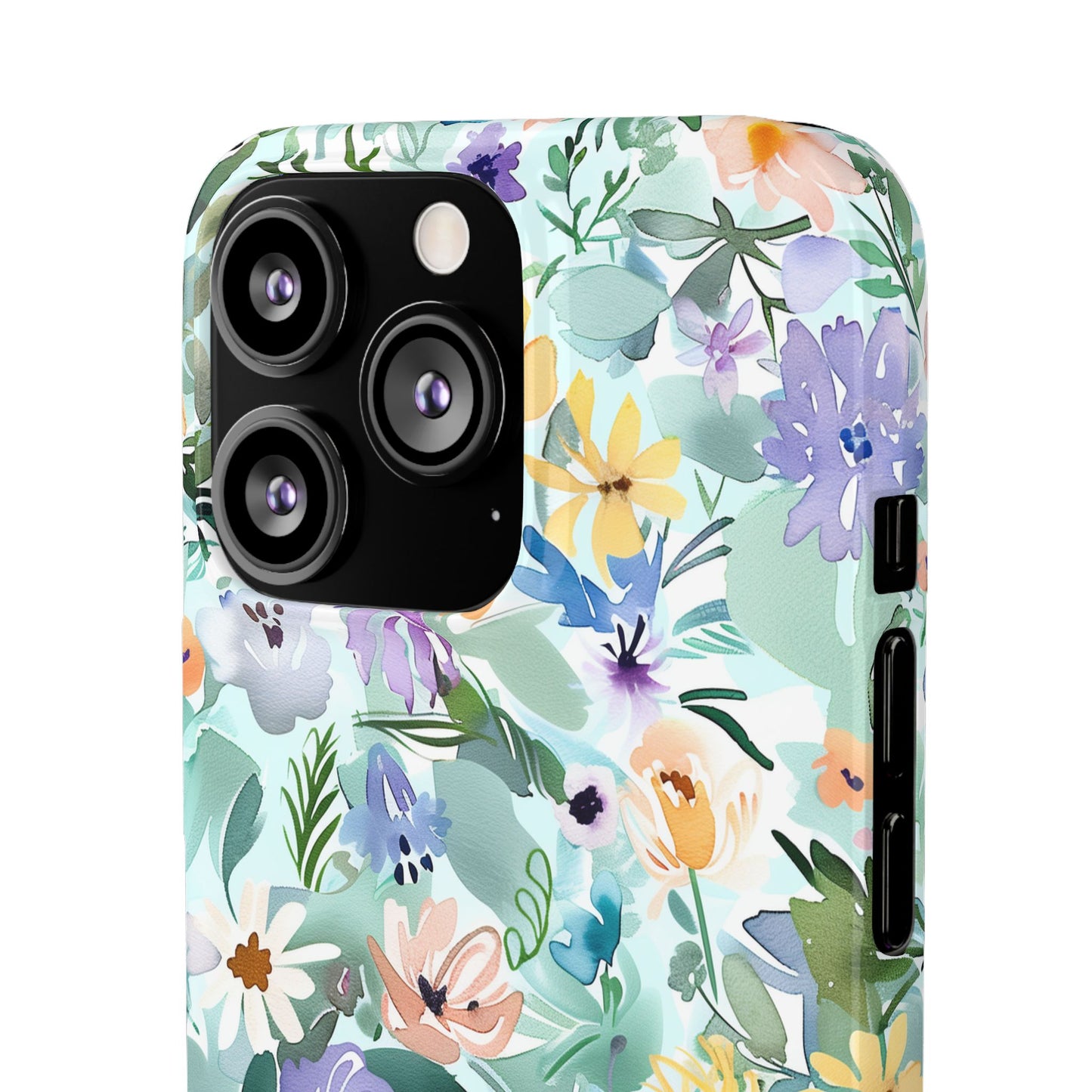 Watercolor Meadow - Slim Phone Case