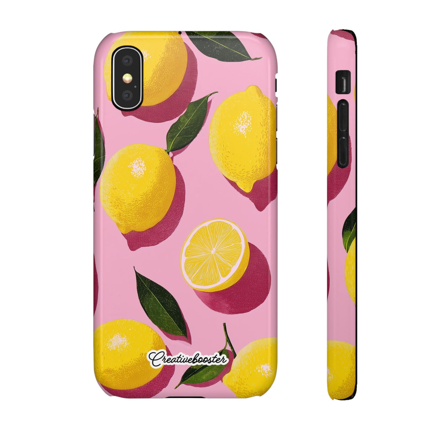 Retro Lemon - Slim Phone Case
